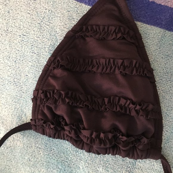 🌞 Tommy Hilfiger Ruffled Triangle Bikini Top - Picture 8 of 8